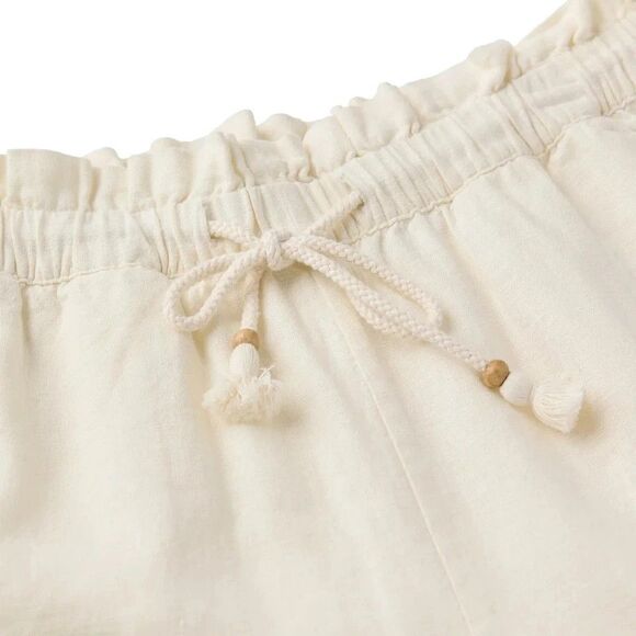 Hang Ten Womens XXL Cream Linen Blend Summer Shorts 2XL New White - Picture 4 of 10